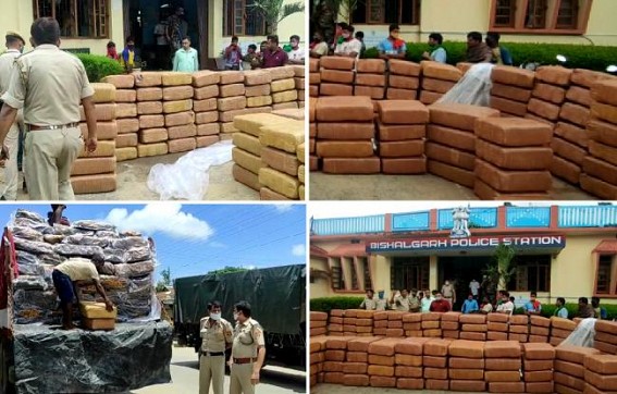 Nesha Mukt Tripura ? Drug Consumption's Heavy Spikes under BJP Govt in Tripura : Contraband Items Worth Rs. 10 Crores Seized at Bishalgarh Nesha Mukt Tripura ? Drug Consumption's Heavy Spikes under BJP Govt in Tripura : Contraband Items Worth Rs. 10 Crores Seized at Bishalgarh